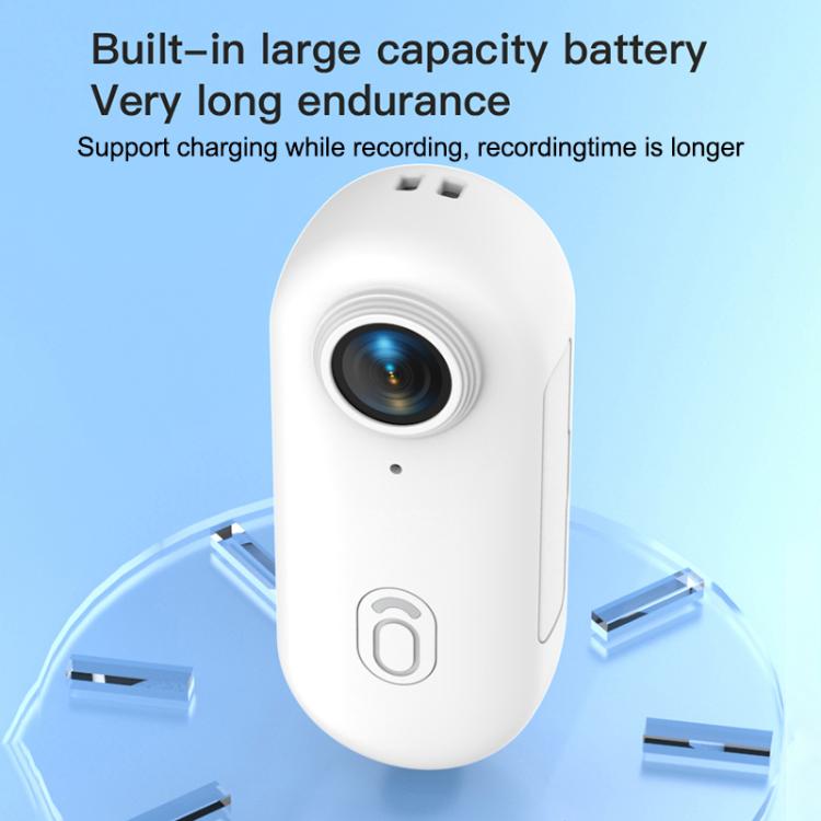 H88 1080P Thumb Sports Camera Mini WiFi Camera, Specification:Simple Version(White) - Video Cameras by buy2fix | Online Shopping UK | buy2fix