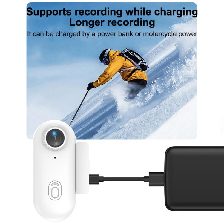 H88 1080P Thumb Sports Camera Mini WiFi Camera, Specification:Simple Version(White) - Video Cameras by buy2fix | Online Shopping UK | buy2fix