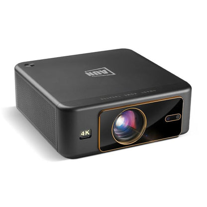 AUN U002 1920x1080P 970ANSI Android 12 Home Theater Smart Projector, AU Plug(Dark Grey) - LED Projector by AUN | Online Shopping UK | buy2fix