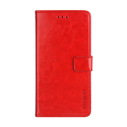 For Blackview BV9900 Pro idewei Crazy Horse Texture Horizontal Flip Leather Case with Holder & Card Slots & Wallet(Red) - More Brand by idewei | Online Shopping UK | buy2fix