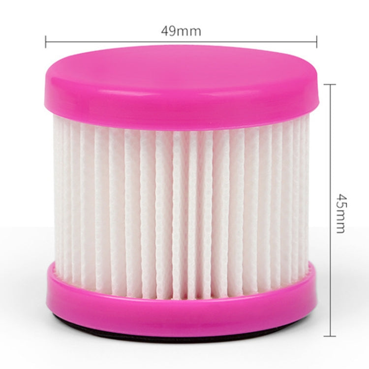 Filter Element Dust Accessories Filter Element for Puppy D-602A / D-607 / D-616 / D-609(Pink) - Handheld Cleaner & Mops by buy2fix | Online Shopping UK | buy2fix