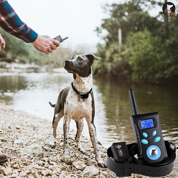 Automatic Anti Barking Collar Pet Training Control System + Electric Shock PU Leather Collar for Dogs - Training Aids by buy2fix | Online Shopping UK | buy2fix