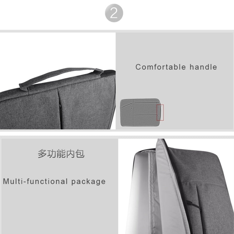 Universal Multiple Pockets Wearable Oxford Cloth Soft Portable Simple Business Laptop Tablet Bag, For 14 inch and Below Macbook, Samsung, Lenovo, Sony, DELL Alienware, CHUWI, ASUS, HP(Black) - 15 inch by buy2fix | Online Shopping UK | buy2fix