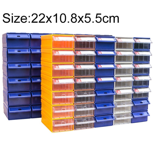 Thickened Combined Plastic Parts Cabinet Drawer Type Component Box Building Block Material Box Hardware Box, Random Color Delivery, Size: 22cm x 10.8cm x 5.5cm - Storage Bags & Boxes by buy2fix | Online Shopping UK | buy2fix