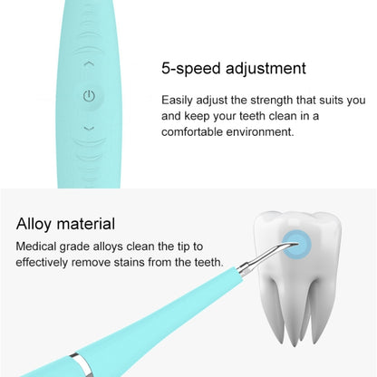 LSHOW YJK015A 3.7V USB Charging Five-speed Mode Waterproof Household Electric High-frequency Vibration Teeth Polisher(Pink) - Oral Irrigators by LSHOW | Online Shopping UK | buy2fix