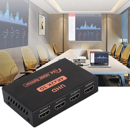 CY10 UHD 4K x 2K 3D 1 x 4 HDMI Splitter (AU Plug) - Splitter by buy2fix | Online Shopping UK | buy2fix