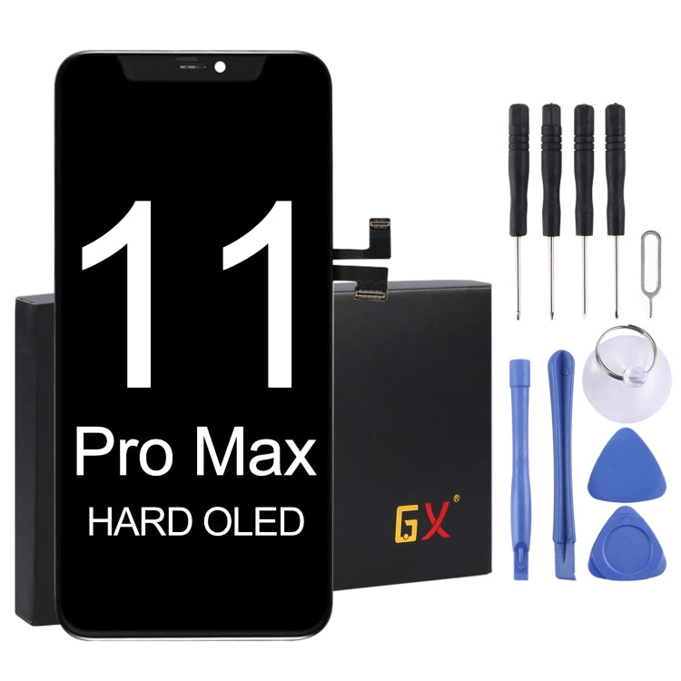 GX OLED Screen with Frame for iPhone 11 Pro Max(Black) - LCD Related Parts by GX | Online Shopping UK | buy2fix