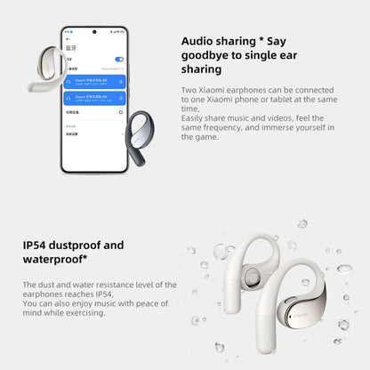 Original Xiaomi Bluetooth 5.3 Open-Ear Wireless Bluetooth Earbuds (Black) - Bluetooth Earphone by Xiaomi | Online Shopping UK | buy2fix