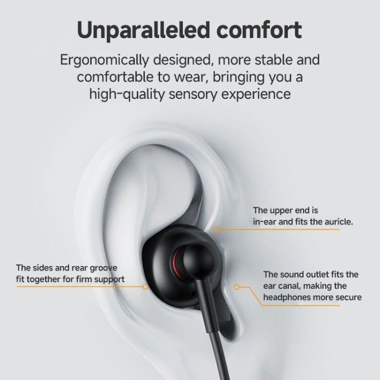 Yesido YH48 8 Pin Metal Line-Control In-Ear Wired Earphone, Length: 1.2m (Black) - In Ear Wired Earphone by Yesido | Online Shopping UK | buy2fix