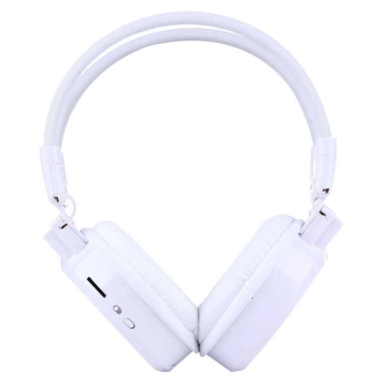 SH-S1 Folding Stereo HiFi Wireless Sports Headphone Headset with LCD Screen to Display Track Information & SD / TF Card, For Smart Phones & iPad & Laptop & Notebook & MP3 or Other Audio Devices(White) - Headset & Headphone by buy2fix | Online Shopping UK | buy2fix