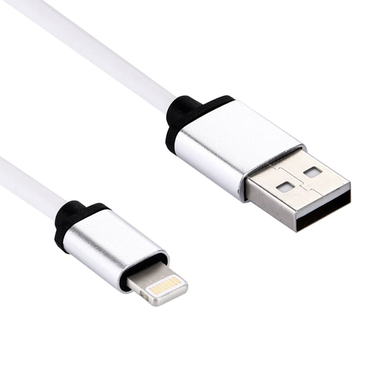 1m 3A 8 Pin to USB Data Sync Charging Cable for iPhone, iPad, Diameter: 4 cm(White) - Normal Style Cable by buy2fix | Online Shopping UK | buy2fix