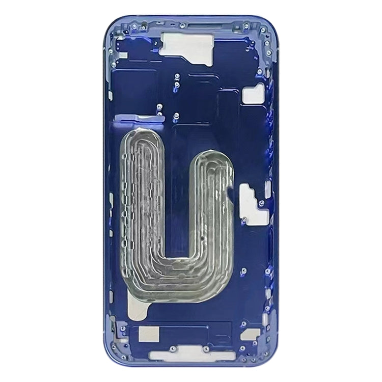 For iPhone 16 Plus Middle Frame Bezel Plate (Blue) -  by buy2fix | Online Shopping UK | buy2fix