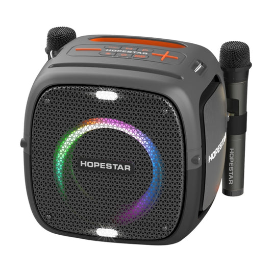 HOPESTAR Party One RGB Lighting Wireless Bluetooth Speaker (Grey) - Desktop Speaker by HOPESTAR | Online Shopping UK | buy2fix