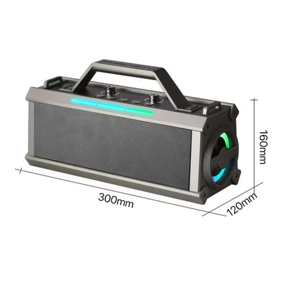 L202 Portable Outdoor Wireless Bluetooth Speaker Home Karaoke Speaker, Style: Single Mic - Desktop Speaker by buy2fix | Online Shopping UK | buy2fix