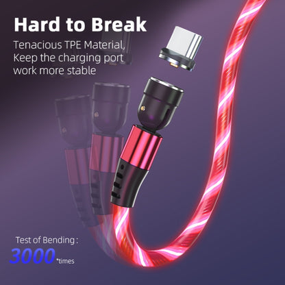 2.4A USB to 8 Pin 540 Degree Bendable Streamer Magnetic Data Cable, Cable Length: 1m(Colour) - Charging Cable & Head by buy2fix | Online Shopping UK | buy2fix