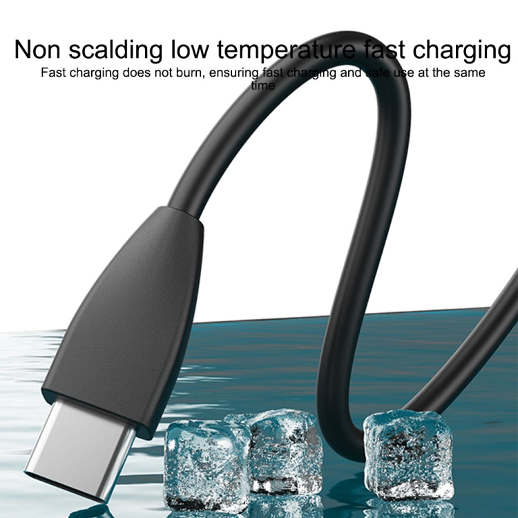 IVON CA87 USB to 8 Pin TPE Fast Charge Data Cable, Cable Length: 1m(Black) - Normal Style Cable by IVON | Online Shopping UK | buy2fix