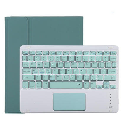 TG11BC Detachable Bluetooth Green Keyboard Microfiber Leather Tablet Case for iPad Pro 11 inch (2020), with Touchpad & Pen Slot & Holder (Dark Green) - For iPad Pro by buy2fix | Online Shopping UK | buy2fix