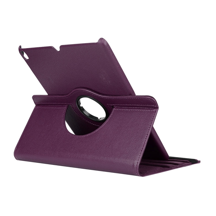 Litchi Texture 360 Degree Spin Multi-function Horizontal Flip Leather Protective Case with Holder for iPad Pro 10.5 inch / iPad Air (2019) (Purple) - iPad Pro 10.5 inch Cases by buy2fix | Online Shopping UK | buy2fix