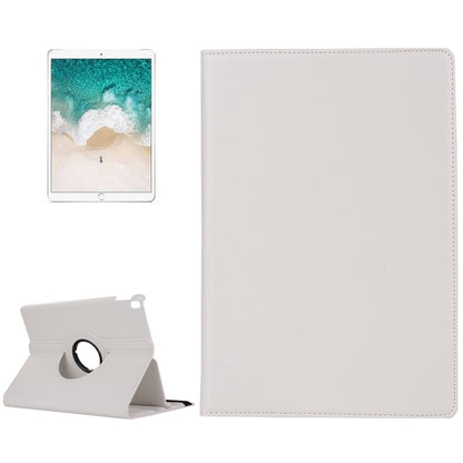 Litchi Texture 360 Degree Spin Multi-function Horizontal Flip Leather Protective Case with Holder for iPad Pro 10.5 inch / iPad Air (2019) (White) - iPad Pro 10.5 inch Cases by buy2fix | Online Shopping UK | buy2fix