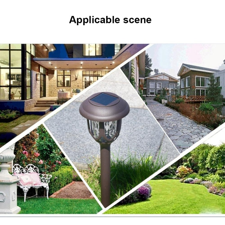 Solar Energy Coffee Outdoor Lawn Lamp IP65 Waterproof LED Decorative Garden Light (White Light) - Solar Lights by buy2fix | Online Shopping UK | buy2fix