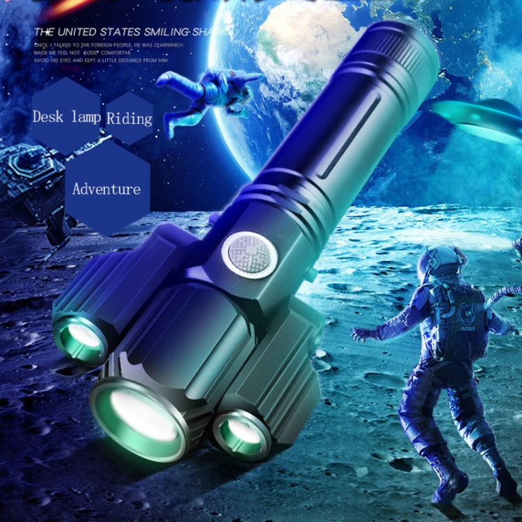 KS-739 USB Charging Waterproof T6+XPE Fixed Focus LED Flashlight with 4-Modes - LED Flashlight by buy2fix | Online Shopping UK | buy2fix