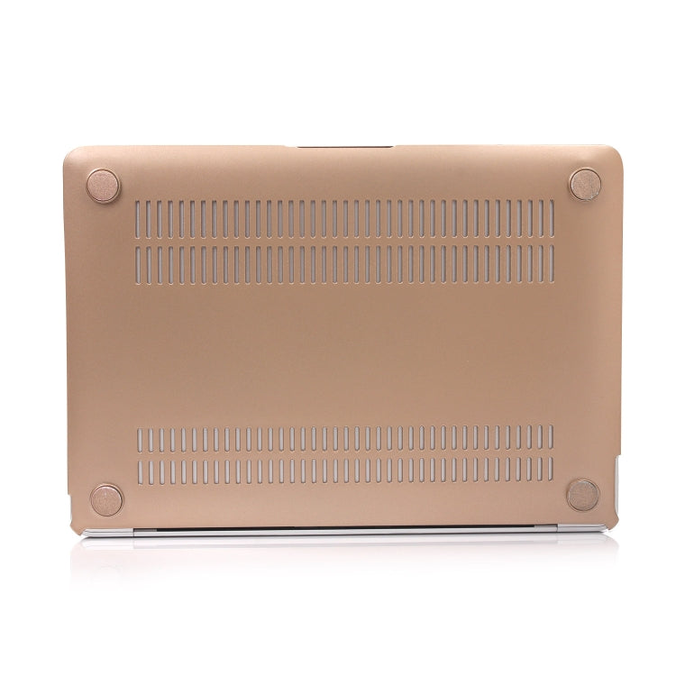 Laptop Metal Style Protective Case for MacBook Air 13.3 inch A1932 (2018) & A2179 (2020)(Gold) - MacBook Air Cases by buy2fix | Online Shopping UK | buy2fix