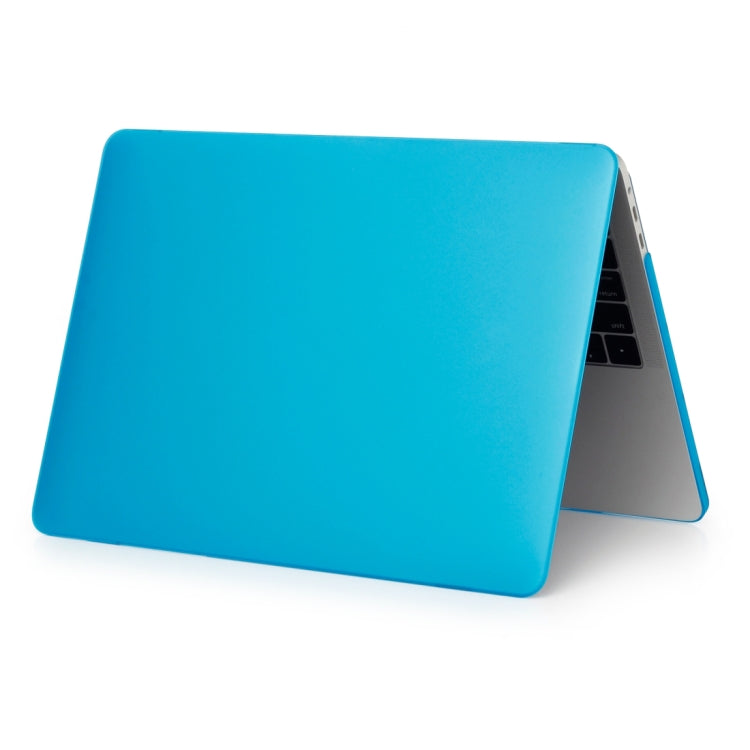 Laptop Frosted Style PC Protective Case for MacBook Pro 15.4 inch A1990 (2018)(Lake Blue) - MacBook Pro Cases by buy2fix | Online Shopping UK | buy2fix