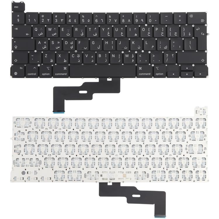 For MacBook Pro Retina 13 inch M1 A2338 Big Carriage Return Arabic Version Keyboard - Replacement Keyboards by buy2fix | Online Shopping UK | buy2fix