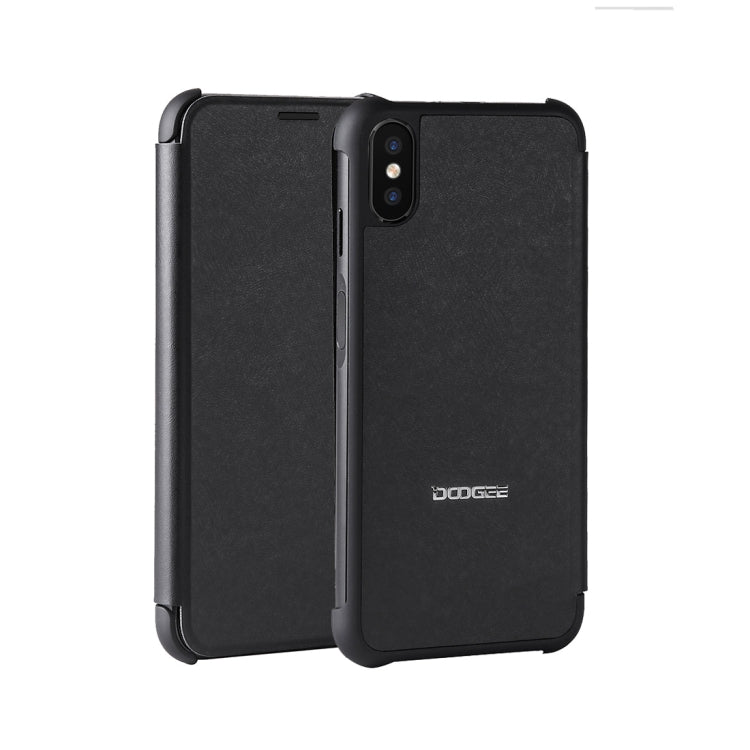 Horizontal Flip Leather Case for Doogee X55(Black) - More Brand by DOOGEE | Online Shopping UK | buy2fix