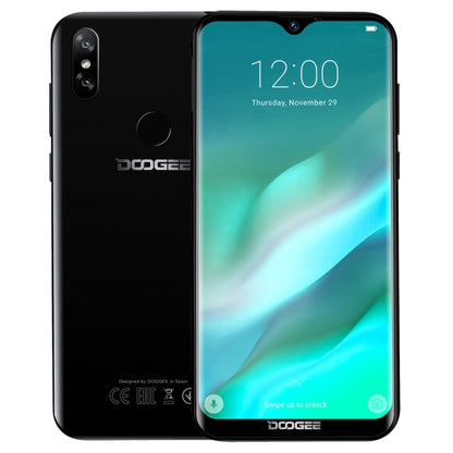 DOOGEE Y8, 3GB+32GB, Dual Back Cameras, Face ID & DTouch Fingerprint, 6.1 inch Water-drop Screen Android 9.0 MTK6739 Quad Core up to 1.5GHz, Network: 4G, OTA, Dual SIM(Midnight Black) - DOOGEE by DOOGEE | Online Shopping UK | buy2fix