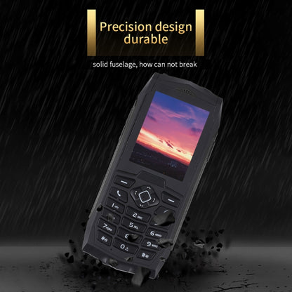 Rugtel R1C Rugged Phone, IP68 Waterproof Dustproof Shockproof, 2.4 inch, MTK6261D, 2000mAh Battery, SOS, FM, Dual SIM(Black) - Others by Rugtel | Online Shopping UK | buy2fix