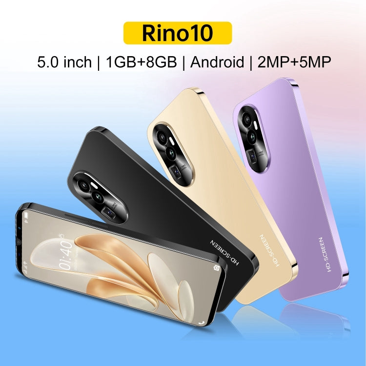 Rino10 / DP15, 1GB+8GB, 5.0 inch Screen, Face Identification, Android 8.1 MTK6580M Quad Core, Network: 3G, Dual SIM(Gold) -  by buy2fix | Online Shopping UK | buy2fix