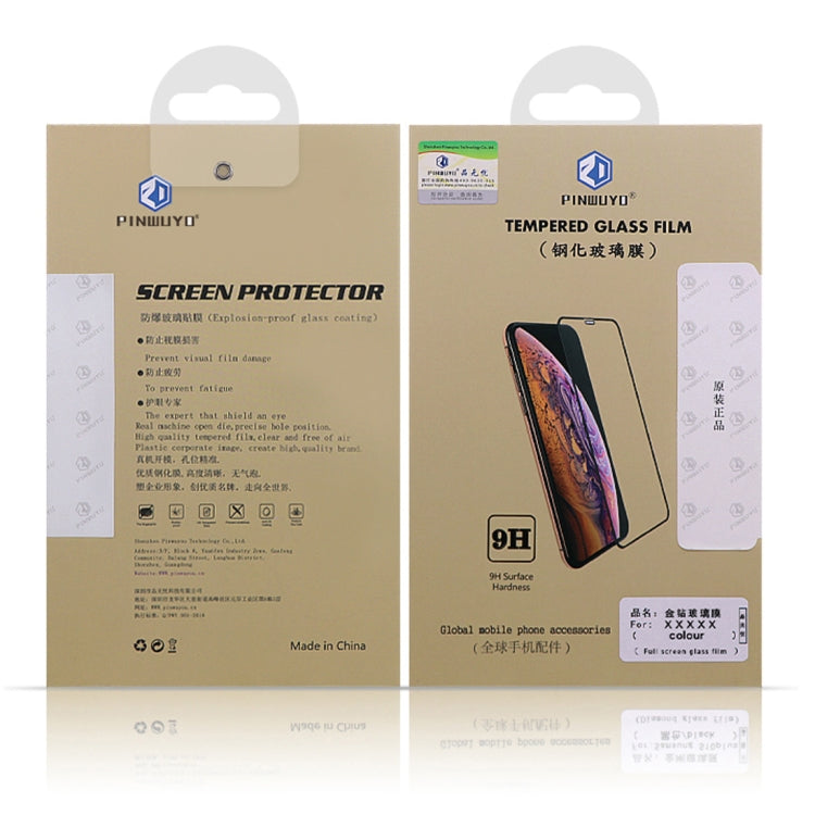 PINWUYO 9H 2.5D Full Screen Tempered Glass Film for OPPO Reno(Black) - OPPO Tempered Glass by mietubl | Online Shopping UK | buy2fix