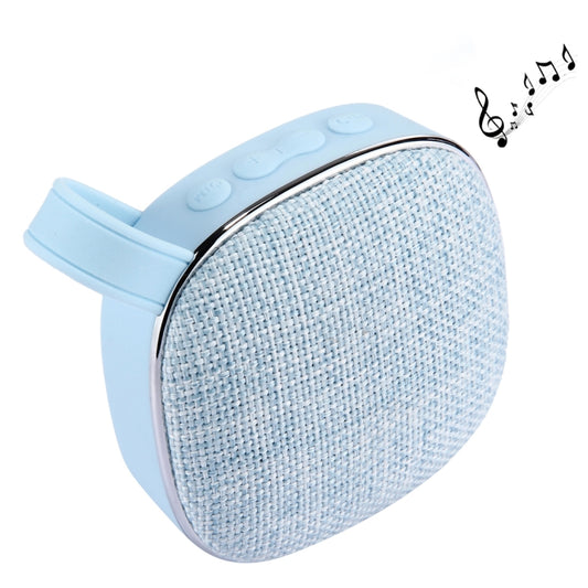 X25 Portable Fabric Design Bluetooth Stereo Speaker with Built-in MIC, Support Hands-free Calls & TF Card & AUX IN, Bluetooth Distance: 10m(Blue) - Desktop Speaker by buy2fix | Online Shopping UK | buy2fix