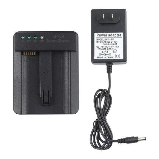 LP-E4 Battery Charger for Canon EOS 1DS Mark III / 1D Mark III 4 / Mark IV / LC-E4(Black) - Battery Wall Charger by buy2fix | Online Shopping UK | buy2fix