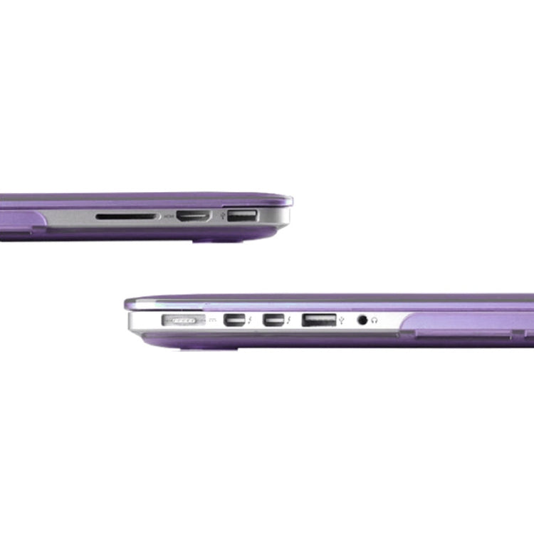 Hard Crystal Protective Case for Macbook Pro Retina 15.4 inch(Purple) - MacBook Pro Cases by buy2fix | Online Shopping UK | buy2fix