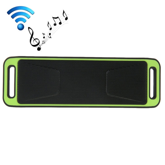 Portable Stereo Wireless Bluetooth Music Speaker, Support Hands-free Answer Phone & FM Radio & TF Card, For iPhone, Galaxy, Sony, Lenovo, HTC, Huawei, Google, LG, Xiaomi, other Smartphones(Green) - Desktop Speaker by buy2fix | Online Shopping UK | buy2fix