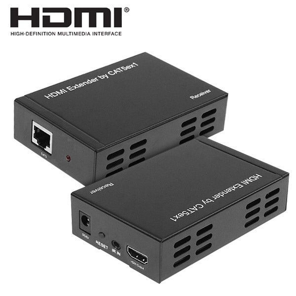 Full HD 1080P HDMI To Extender Transmitter + Receiver over One 100m CAT5E / CAT6 (TCP/IP) - Amplifier by buy2fix | Online Shopping UK | buy2fix