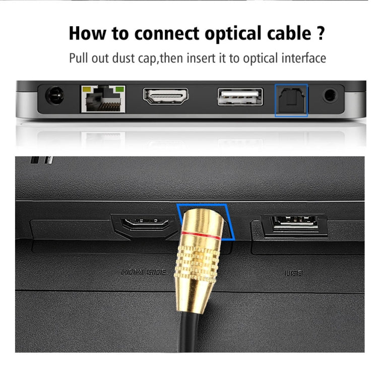 Digital Audio Optical Fiber Toslink Cable, Cable Length: 3m, OD: 5.0mm - Audio Optical Cables by buy2fix | Online Shopping UK | buy2fix