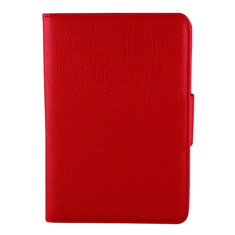 For Galaxy Tab A 8.0 / T350 2 in 1 Detachable Bluetooth Keyboard Litchi Texture Leather Tablet Case with Holder(Red) - Samsung Keyboard by buy2fix | Online Shopping UK | buy2fix