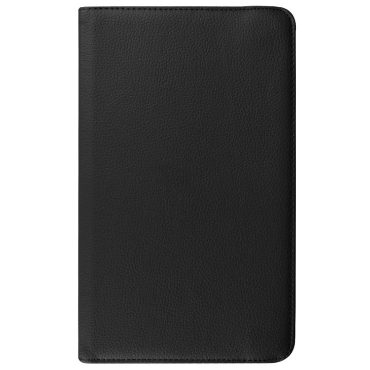 Litchi Texture Horizontal Flip Solid Color Leather Case with 360 Degrees Rotation Holder for Galaxy Tab E 9.6 / T560 / T561(Black) - Other Galaxy Tab PC by buy2fix | Online Shopping UK | buy2fix