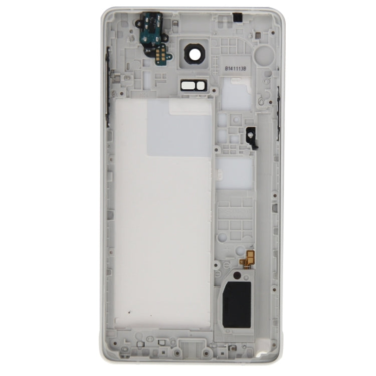 For Galaxy Note 4 / N910F Full Housing Cover (Middle Frame Bezel Back Plate Housing Camera Lens Panel + Battery Back Cover ) (White) - Galaxy Note Series Parts by buy2fix | Online Shopping UK | buy2fix