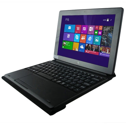 Keyboard + Leather Tablet Case with Holder for WIN 7 / WIN 8 / WIN 10, 10 inch / 10.6 inch Tablet(Black) - Others Keyboard by buy2fix | Online Shopping UK | buy2fix