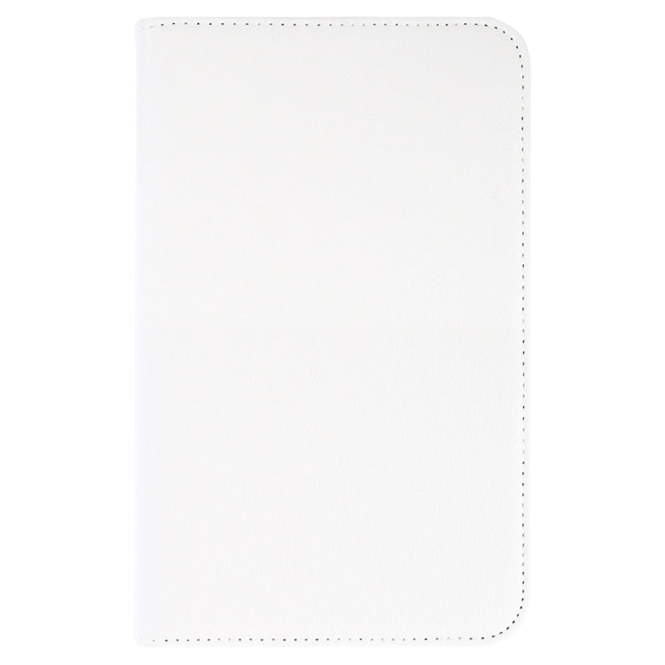 Litchi Texture Horizontal Flip 360 Degrees Rotation Leather Case for Galaxy Tab A 8 (2019) / P200 / P205, with Holder (White) - Tab A 8.0 & S Pen (2019) P200/P205 by buy2fix | Online Shopping UK | buy2fix