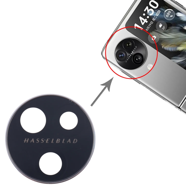 For OPPO Find N3 Flip Original Camera Lens Cover (Black) - Camera Series by buy2fix | Online Shopping UK | buy2fix