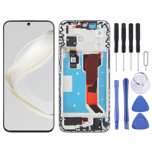 For Huawei nova 11 Original LCD Screen Digitizer Full Assembly with Frame (White) - LCD Screen by buy2fix | Online Shopping UK | buy2fix