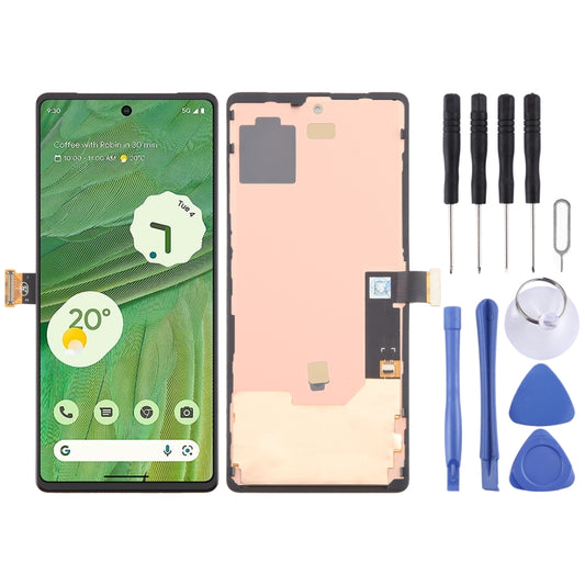 For Google Pixel 7 GVU6C GQML3 GO3Z5 OLED LCD Screen Digitizer Full Assembly with Frame - LCD Screen by buy2fix | Online Shopping UK | buy2fix