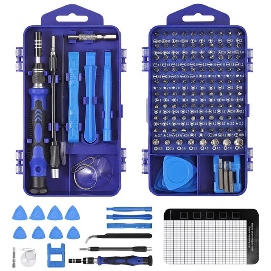 122 in 1 Precision Magnetic Screwdriver Kit (Blue) - Screwdriver Set by buy2fix | Online Shopping UK | buy2fix