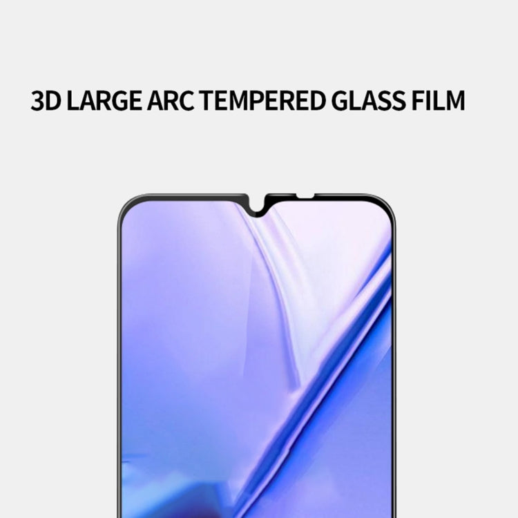 For Xiaomi POCO M2 PINWUYO 9H 3D Curved Full Screen Explosion-proof Tempered Glass Film(Black) -  by PINWUYO | Online Shopping UK | buy2fix