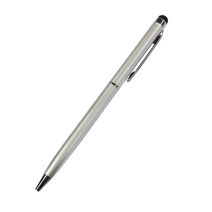 AT-18 3 in 1 Rotary Mobile Phone Touch Screen Handwriting Pen is Suitable for Apple / Huawei / Samsung(Silver) - Stylus Pen by buy2fix | Online Shopping UK | buy2fix